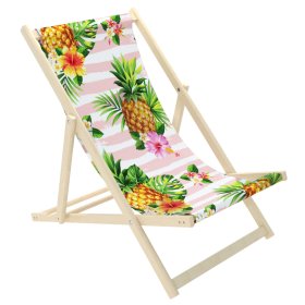 Sedia da spiaggia all'ananas