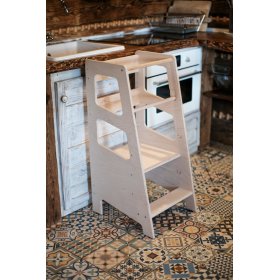 Torre didattica Montessori Hugo MAXI 90 - naturale, Ourbaby