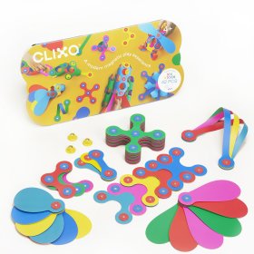 Kit magnetico flessibile Clixo, 42 pz - Arcobaleno, CLIXO