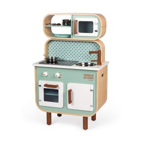 Cucina in legno per bambini Reverso 2 in 1 - bifacciale, JANOD