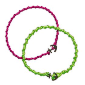 Janod Kit per creazione di gioielli con portagioielli Braccialetti neon 8+, JANOD
