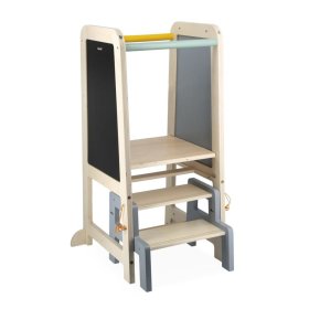 Janod - Nina torre didattica 3in1 con lavagna e gradini, JANOD