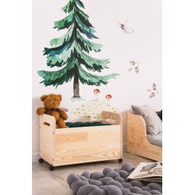 Cassa in legno per giocattoli BOX, ADEKO