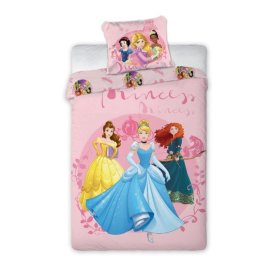 Biancheria da letto per bebè Disney Princess - Rosa, Faro, Princess