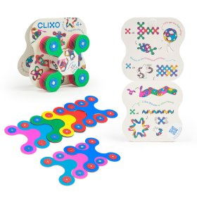 Kit magnetico flessibile Clixo, 9 pz - Mix di colori
