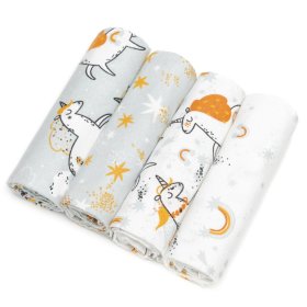 Pannolini lavabili per bebè - unicorni 4 pz, T-Tomi