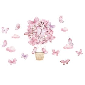 Adesivi murali - Farfalle rosa