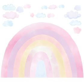 Adesivo da parete - adesivo arcobaleno rosa