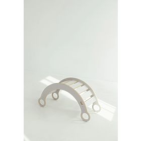 Altalena in legno Montessori M - bianca