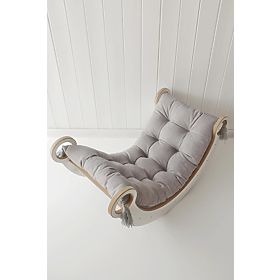 Altalena in legno Montessori S - bianca