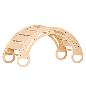 Altalena Montessori in legno - colore naturale, Ourbaby®