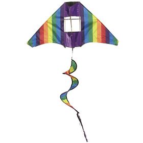 Drago volante - arcobaleno