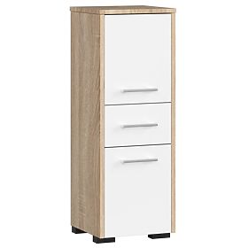 ARMADIETTO DA BAGNO FIN COLONNA 30 2D 1SZ 85cm PK ROVERE SONOMA / BIANCO