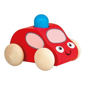 Auto fischiante con sirena 1 pezzo rosso