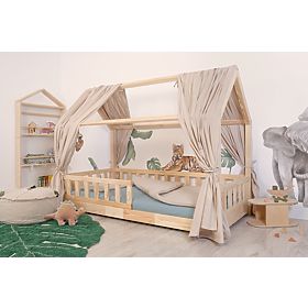 Baldacchino per letto a casetta Tea - beige, TOLO