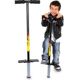 Bastone da salto POGO con fiamme