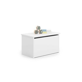 Baule per giocattoli Daria bianco