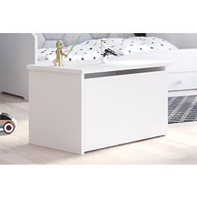 Baule per giocattoli Daria bianco