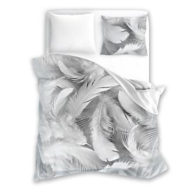 Biancheria da letto in cotone Piuma 140x200 cm + 70x90 cm, Faro