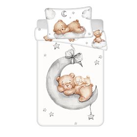 Biancheria da letto per bambini Orsetto 'Ribbon' baby 100x135 cm + 40x60 cm