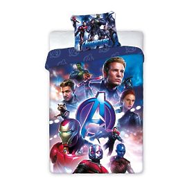 Biancheria da letto per bambini 140x200 cm + 70x90 cm Avengers, Faro, Avengers