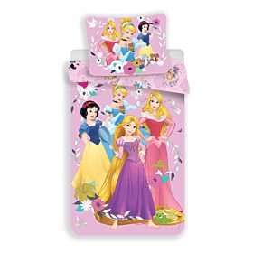 Biancheria da letto per bambini Principesse 140x200 cm + 70x90 cm, Princess