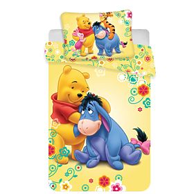 Biancheria da letto per bambini Winnie the Pooh baby 100x135 cm + 40x60 cm, Winnie the Pooh