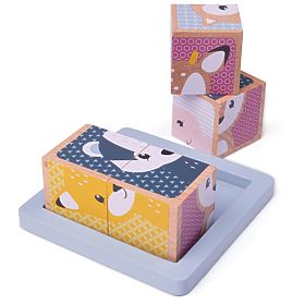 Bigjigs Baby Blocchi di Legno Woodland