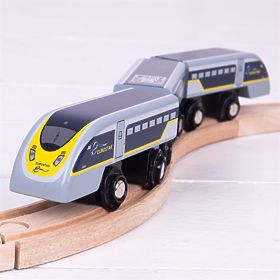 Bigjigs Rail Express Eurostar E320 + 3 binari