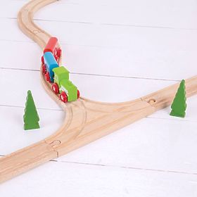 Bigjigs Rail T interruttore 2 pz