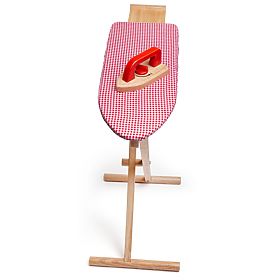 Bigjigs Toys Asse da Stiro in Legno con Ferro da Stiro - Imballaggio Danneggiato