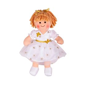 Bigjigs Toys Bambola di Stoffa Charlotte 28cm