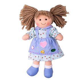 Bigjigs Toys Bambola di Stoffa Grace 28 cm
