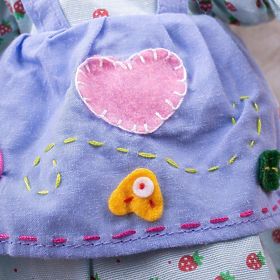 Bigjigs Toys Bambola di Stoffa Grace 28 cm