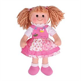 Bigjigs Toys Bambola di Stoffa Hayley 34 cm