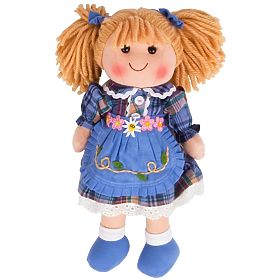 Bigjigs Toys Bambola di Stoffa Katie 34 cm