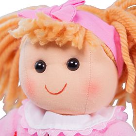 Bigjigs Toys Bambola di Stoffa Kelly 34 cm
