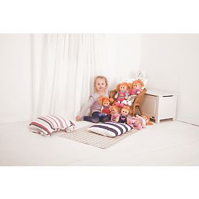 Bigjigs Toys Bambola di Stoffa Lily 28 cm