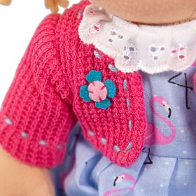 Bigjigs Toys Bambola di Stoffa Maggie 34cm