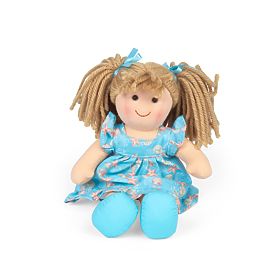 Bigjigs Toys Bambola di Stoffa Maisie - piccola 25 cm