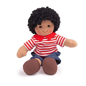 Bigjigs Toys Bambola di Stoffa Otis 28 cm