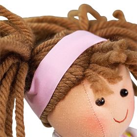 Bigjigs Toys Bambola di Stoffa Rose 28 cm
