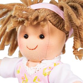 Bigjigs Toys Bambola di Stoffa Rose 28 cm
