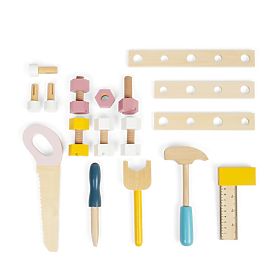 Bigjigs Toys Banco da lavoro per bambini con attrezzi