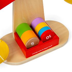 Bigjigs Toys Bilancia con pesi di bilanciamento