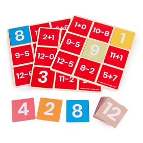 Bigjigs Toys Bingo Matematico Addizione e Sottrazione