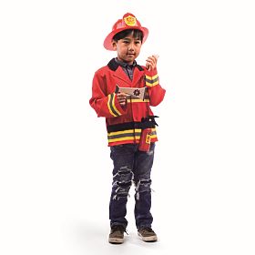 Bigjigs Toys Costume da pompiere