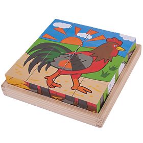 Bigjigs Toys Cubi da Immagine Fattoria