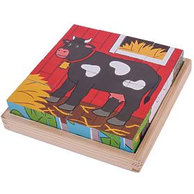 Bigjigs Toys Cubi da Immagine Fattoria