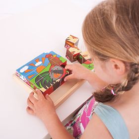 Bigjigs Toys Cubi da Immagine Fattoria